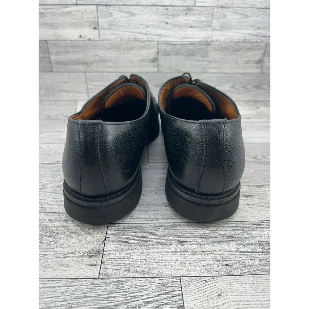 E.T. Wright Masters Collection Sanders Black Leather Dress Shoes Men 12B England